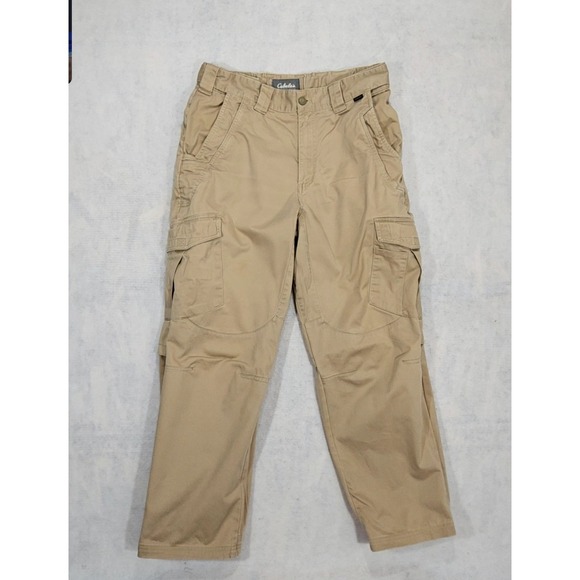Cabela's Other - Cabelas Cargo Pants Mens 32X29 30 Tactical Utility Khaki Beige Relaxed Straight